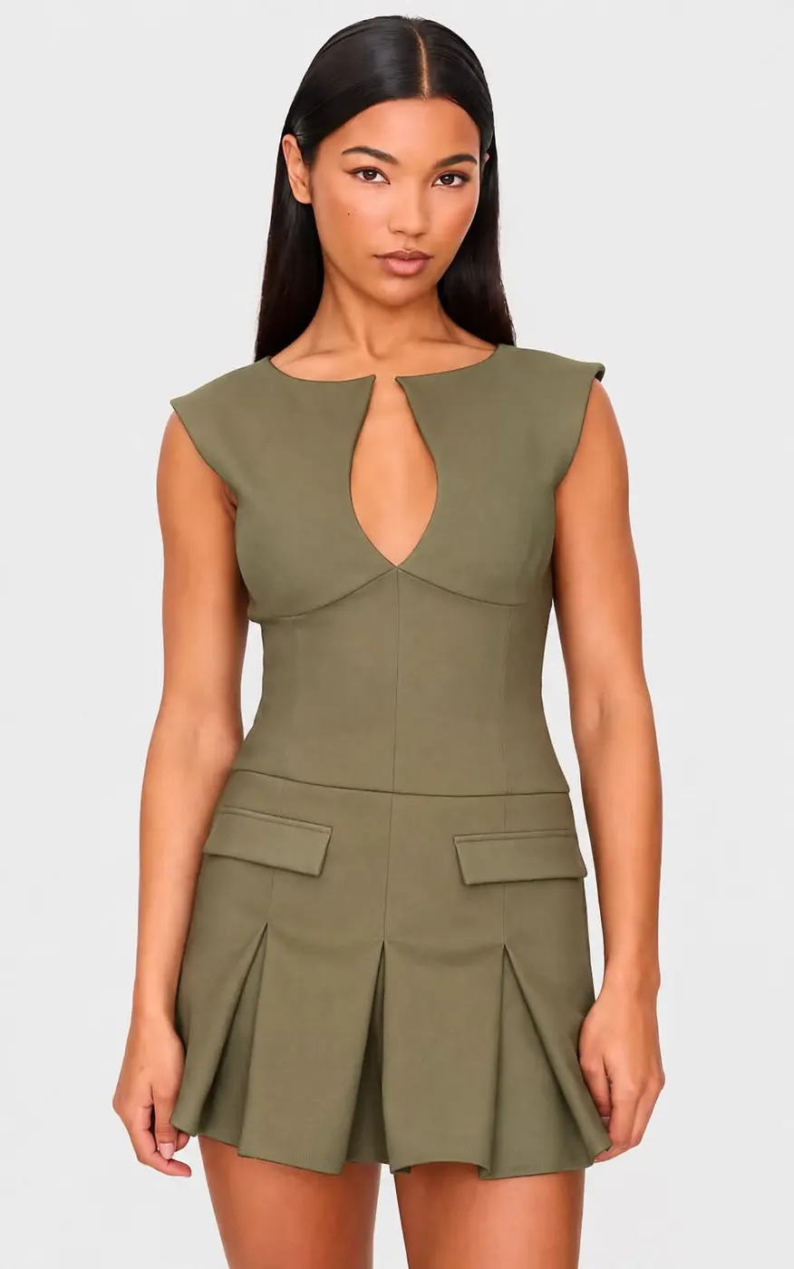 Mini Dress in Green